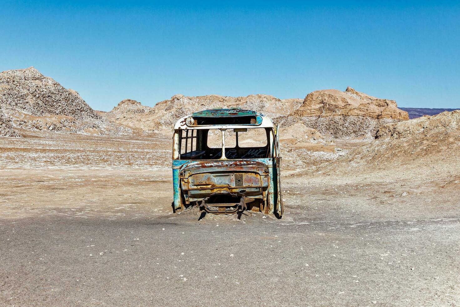 magi buss atacama öken- - san pedro de atacama - el loa - antofagasta område - Chile. foto