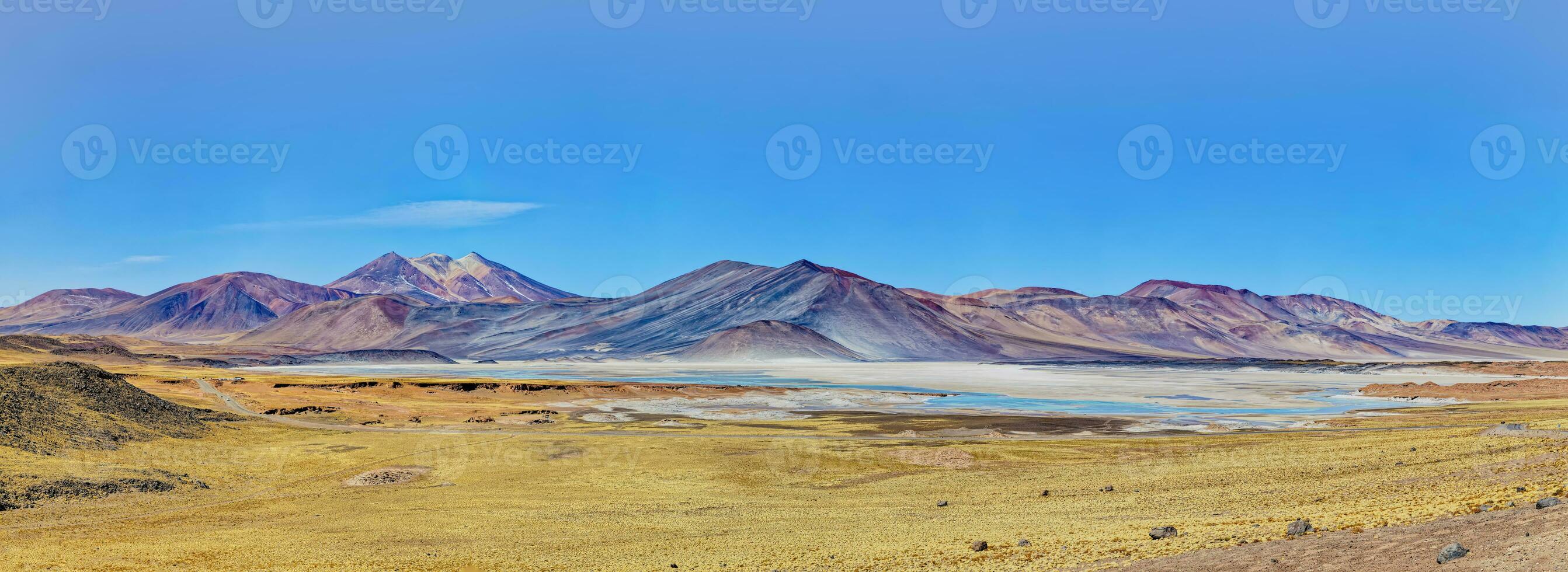 salar de aguor calientes synpunkt - atacama öken- - san pedro de atacama. foto