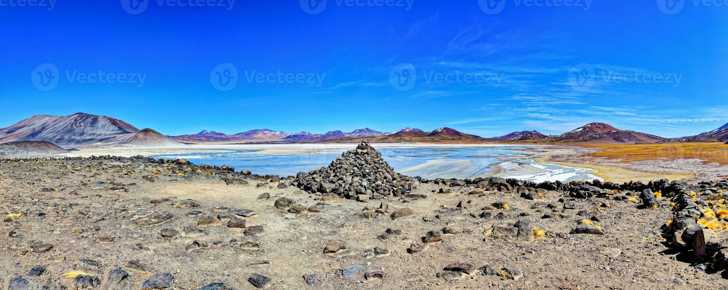 salar de aguor calientes synpunkt - atacama öken- - san pedro de atacama. foto