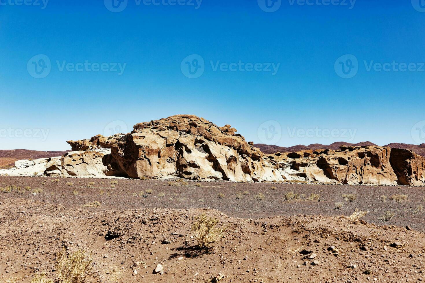 yerbas buenas arkeologisk webbplats - Chile. grotta målningar - atacama öken. san pedro de atacama. foto