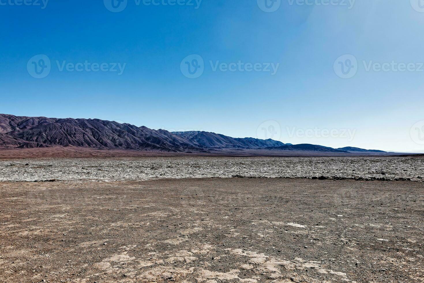 landskap av de atacama öken- - san pedro de atacama - el loa - antofagasta område - Chile. foto