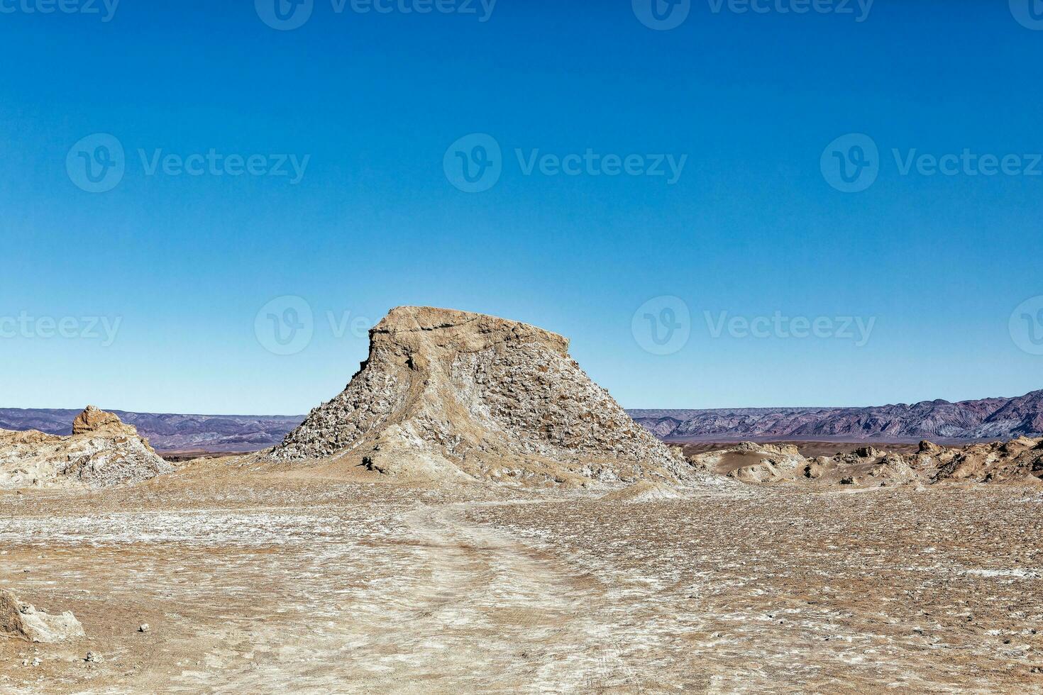 landskap av de atacama öken- - san pedro de atacama - el loa - antofagasta område - Chile. foto