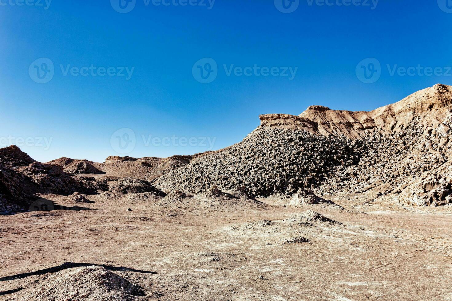 landskap av de atacama öken- - san pedro de atacama - el loa - antofagasta område - Chile. foto