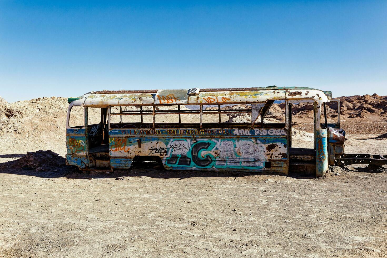 magi buss atacama öken- - san pedro de atacama - el loa - antofagasta område - Chile. foto