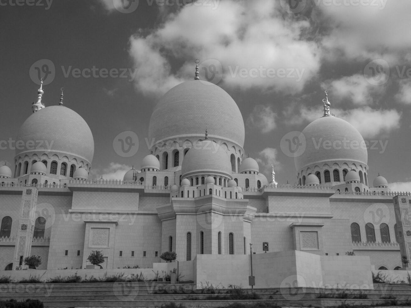 de stad av abu dhabi foto