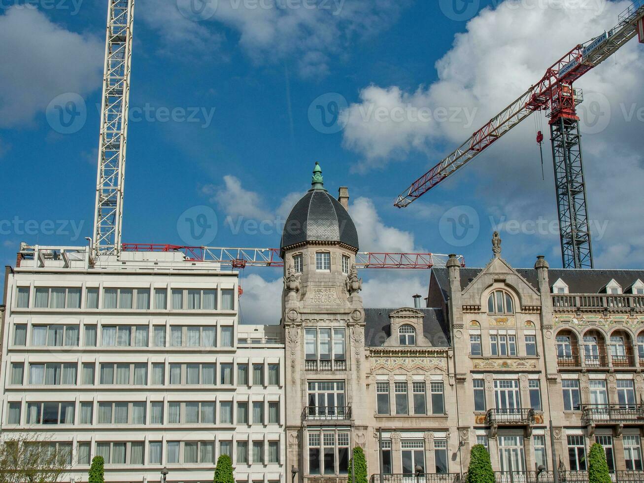 antwerpen stad i belgien foto