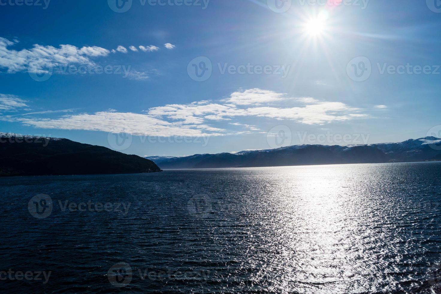 sognefjord i norge foto