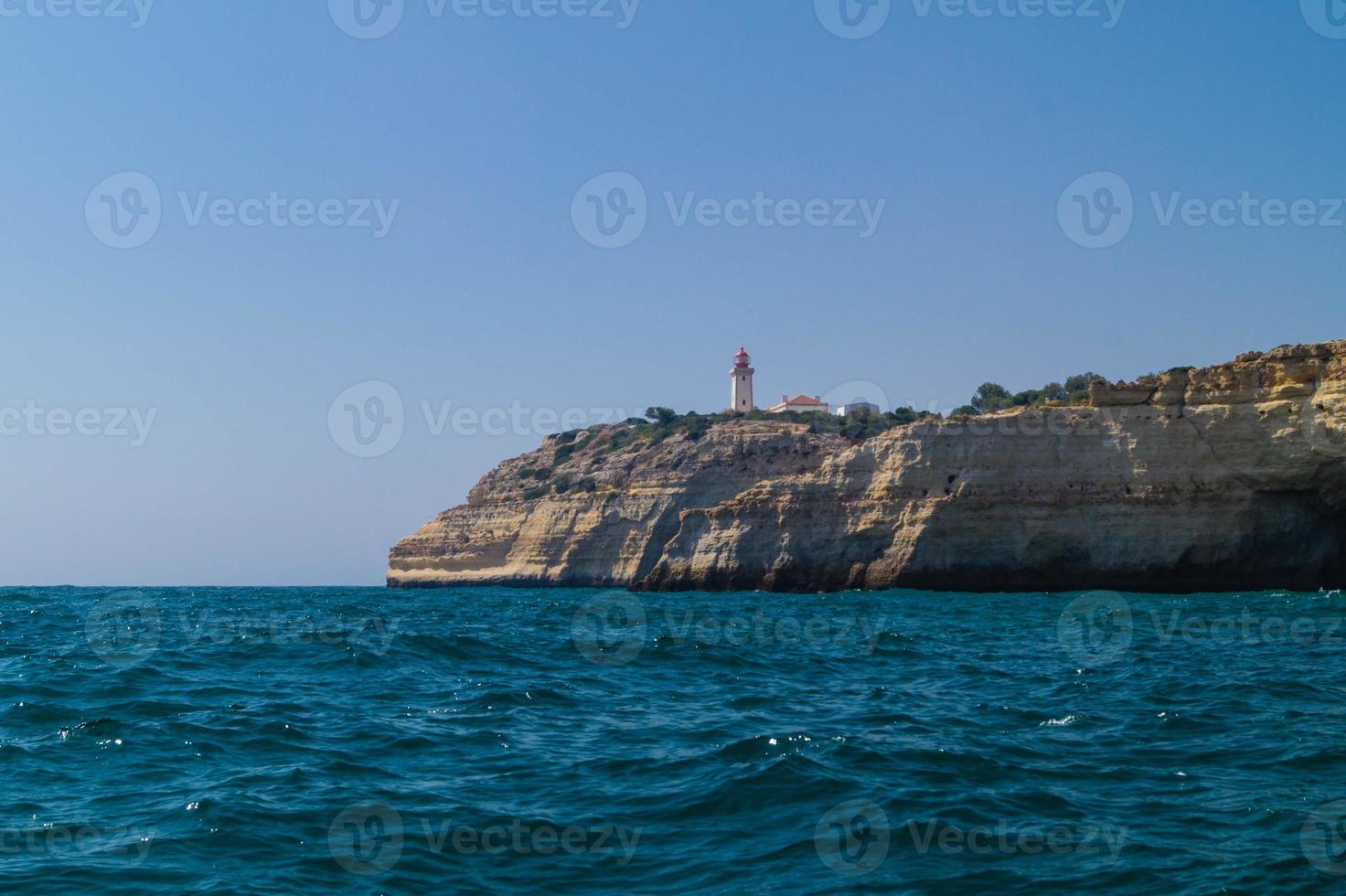 kusten i algarve portugal foto