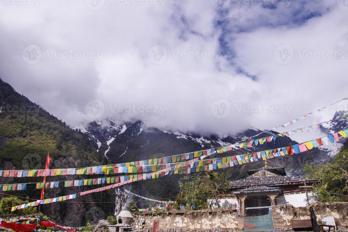 meili snow mountain kawa karpo som ligger i provinsen Yunnan, Kina foto