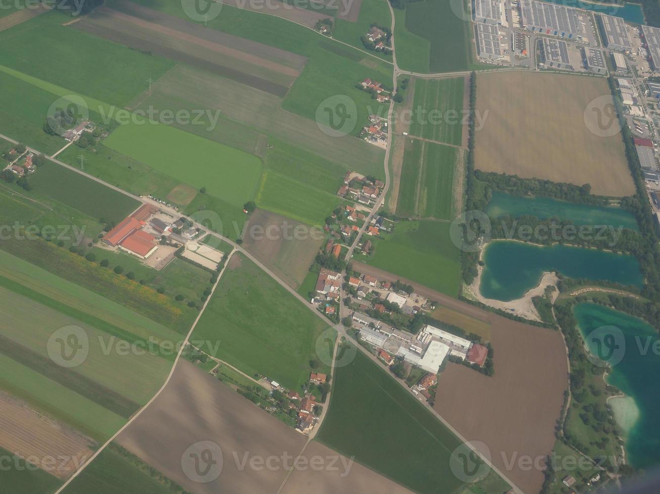 flygfoto över tyskland foto