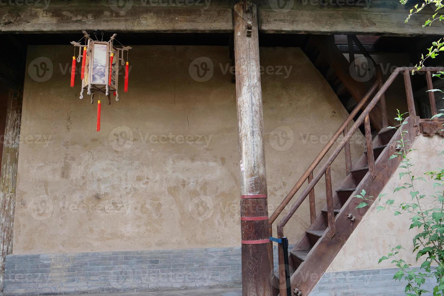 traditionella kinesiska bostäder i Tianshui Folk Arts Museum Kina foto