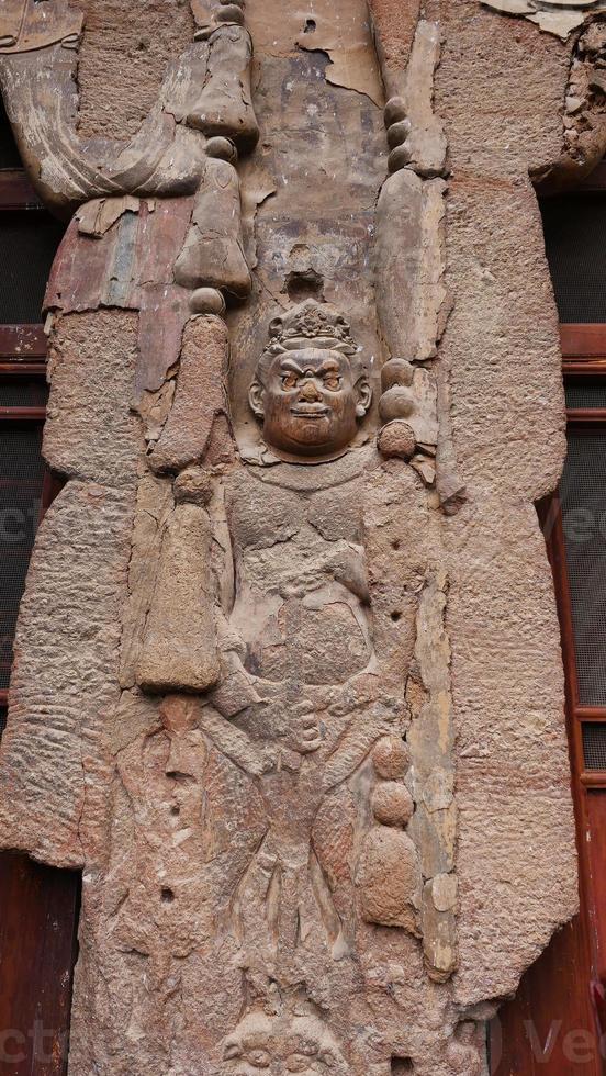 maijishan grottempel-komplex i tianshui stad, Gansu-provinsen Kina. foto