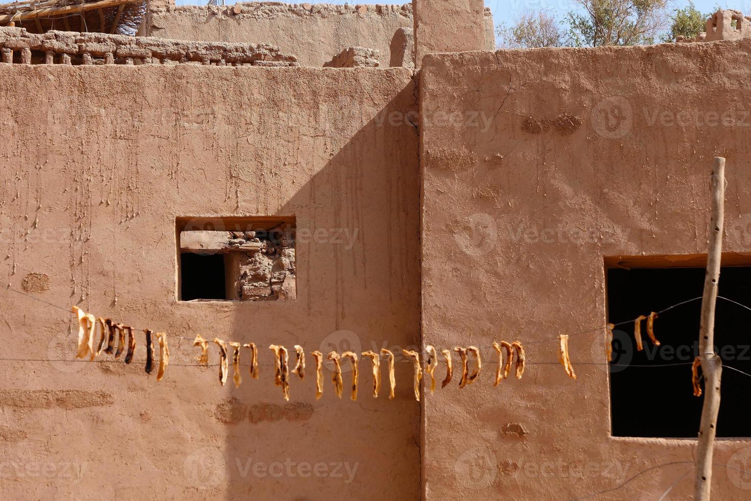 gammalt hus i tuyoq byn dalen inturpan xinjiang provinsen Kina. foto