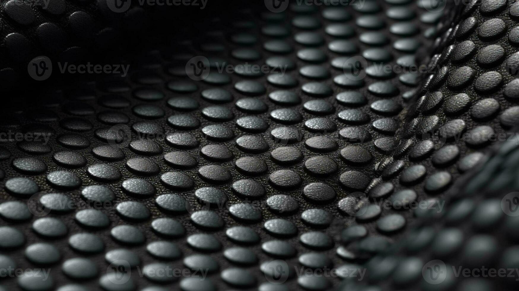svart fotboll tyg textur med luft maska. sportkläder bakgrund foto