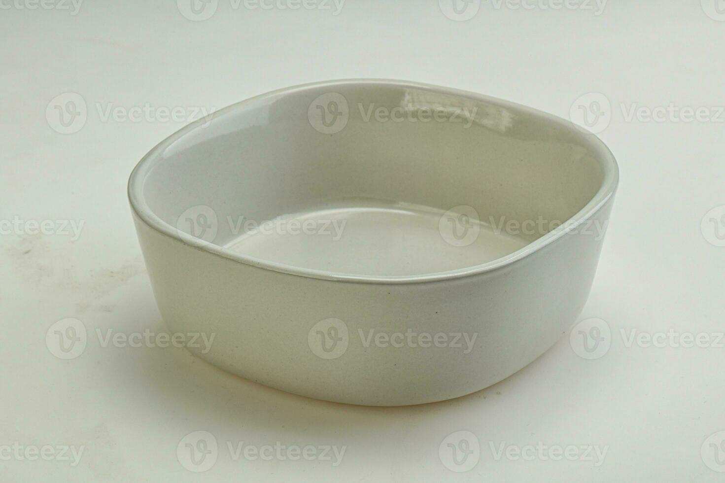 vit proclean skål för tjänande foto