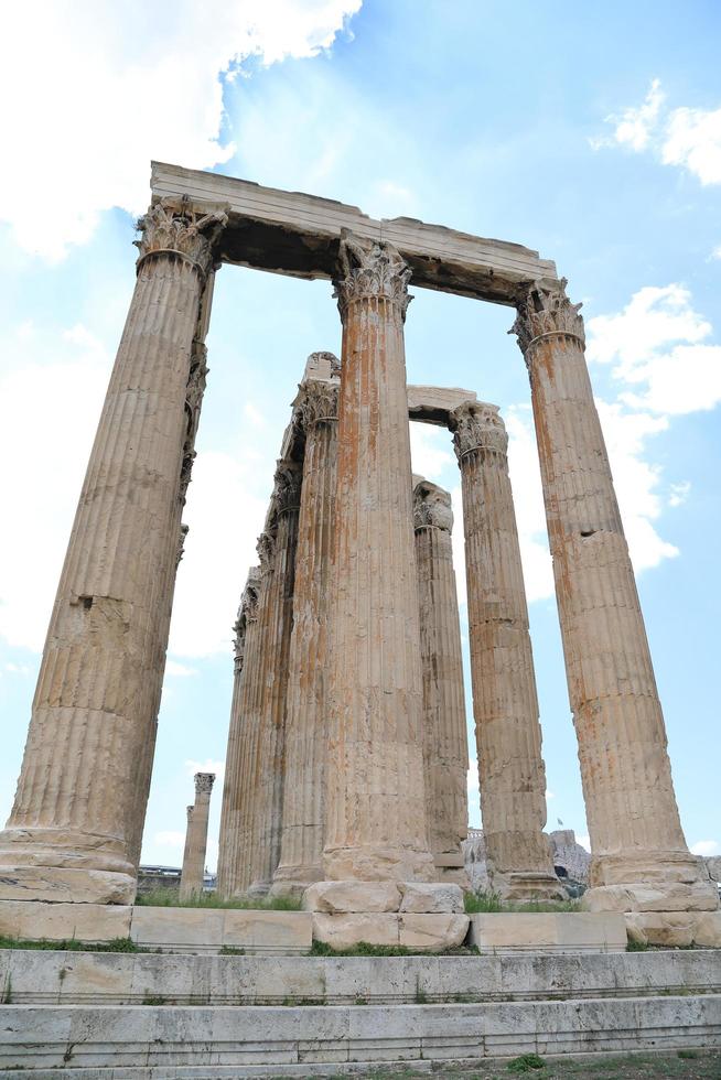 Temple of Olympic Zeus, Athen Grekland foto