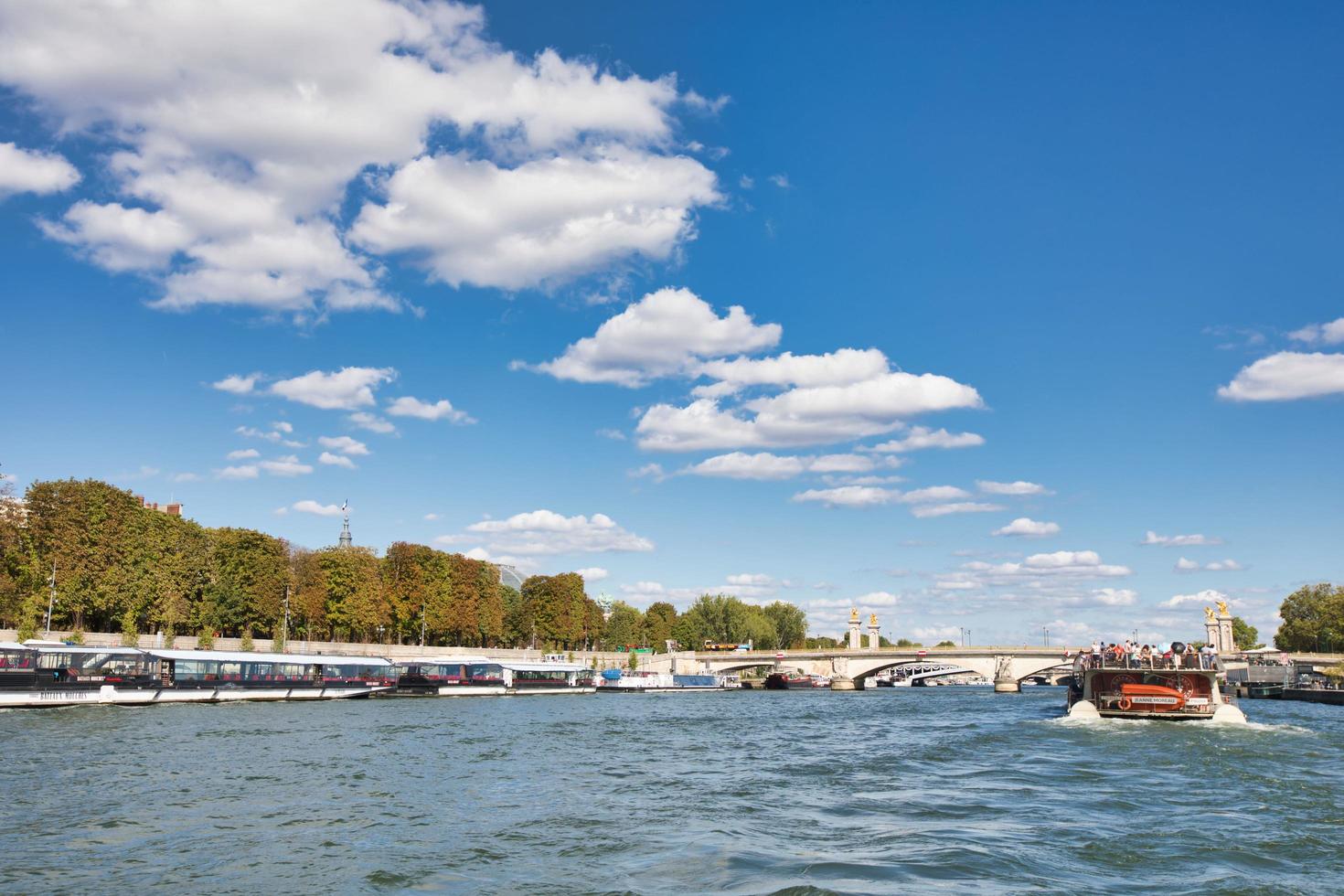 utsikt över skyline paris frankrike foto