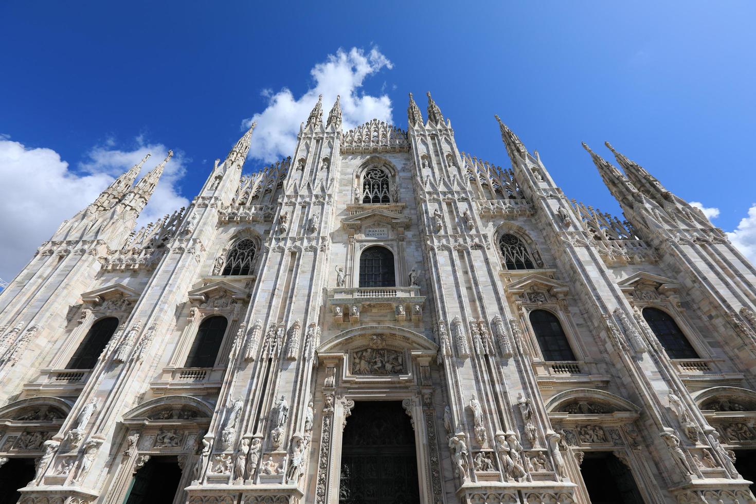 milan domkyrka, duomo di milano, italien foto