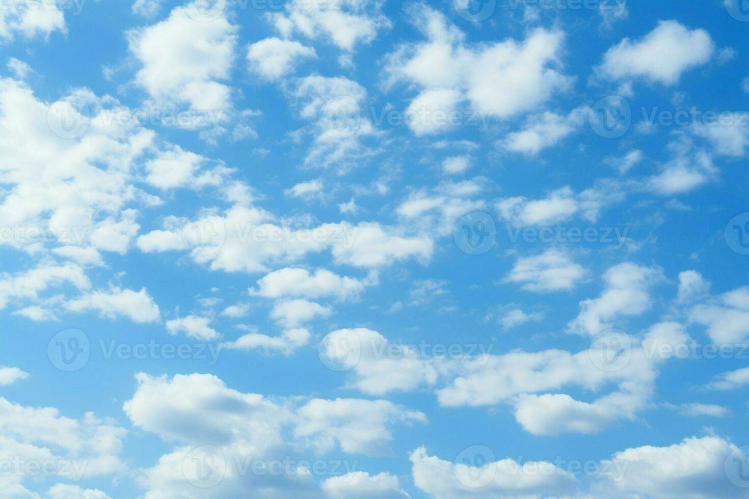 lugn blå himmel med abstrakt moln formationer, en natur bakgrund ai genererad foto