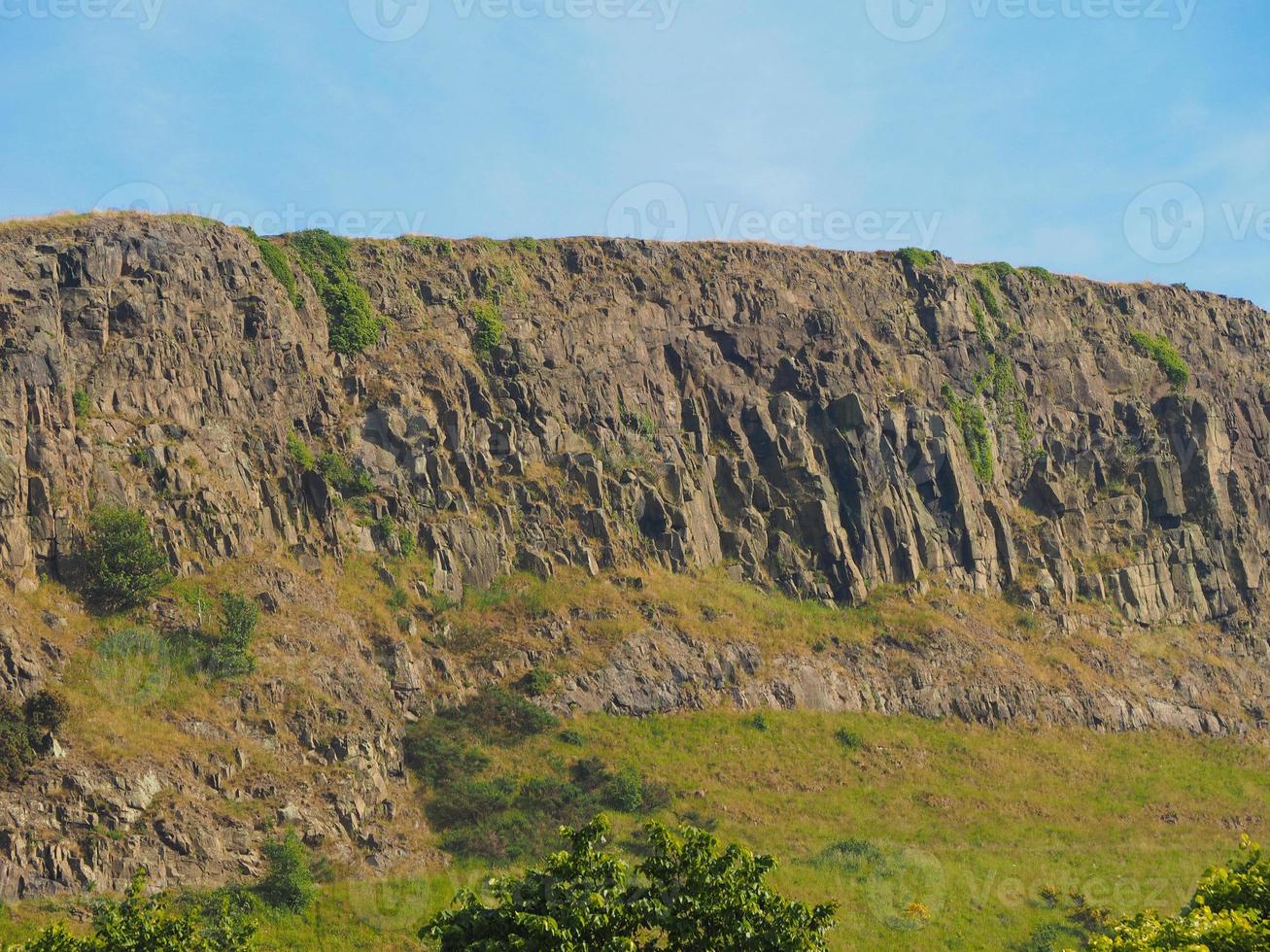 Arthur's seat i Edinburgh foto