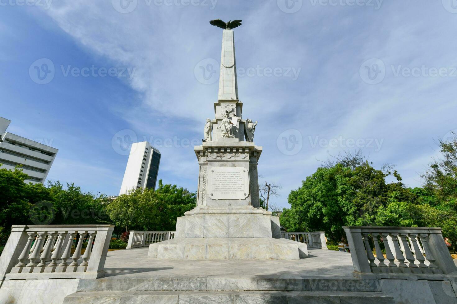 hundraårsjubileum parkera - cartagena, colombia foto