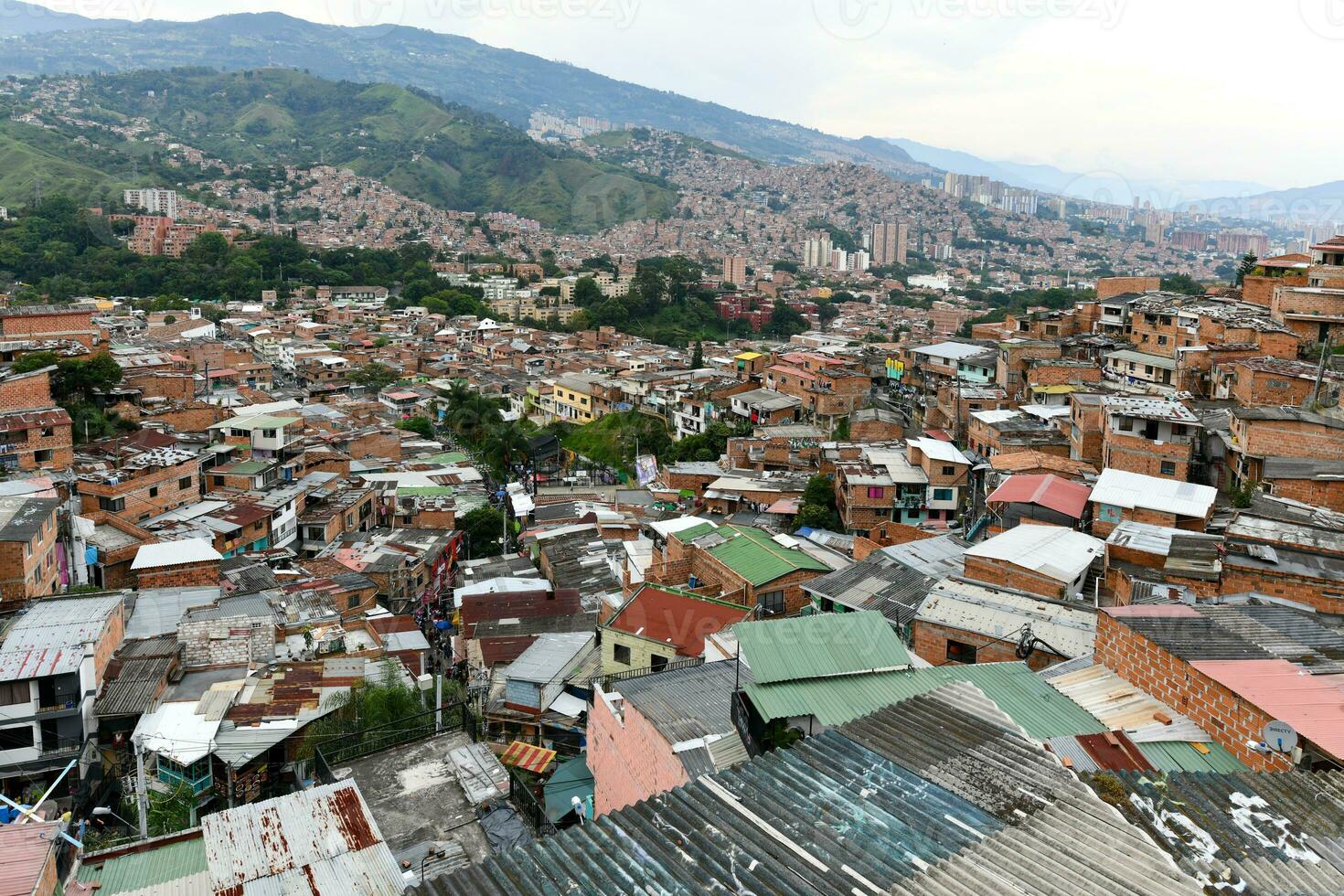 kommun 13 - medellin, colombia foto