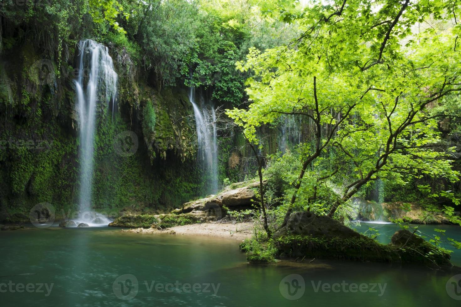 kursunlu vattenfall vid antalya Turkiet foto