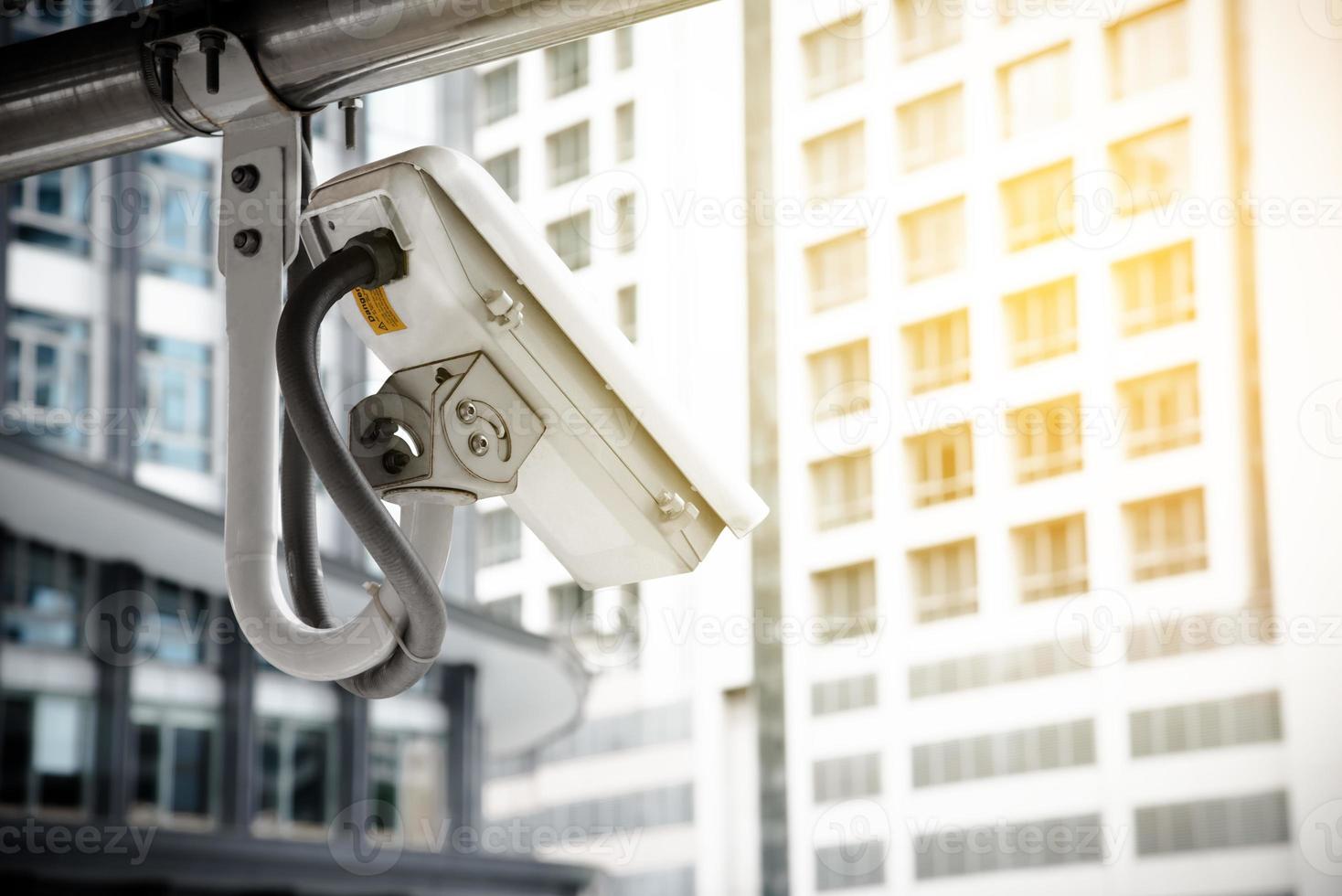 CCTV -kamera som använder för att skydda brottslingar i metropolen foto