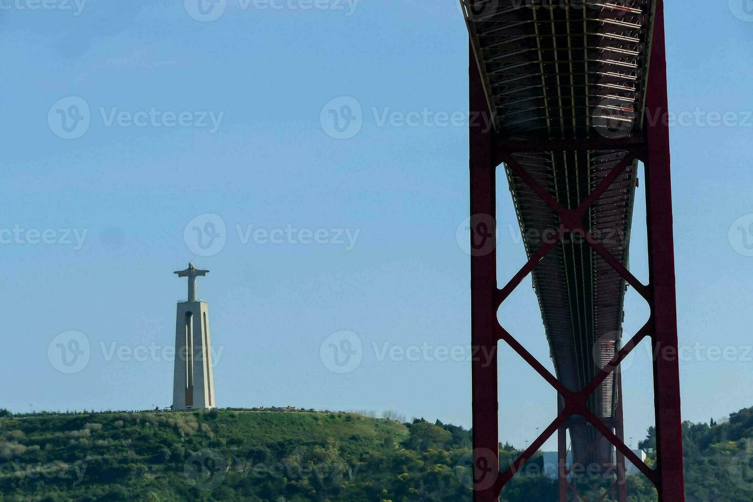 christ staty - Lissabon, portugal 2022 foto