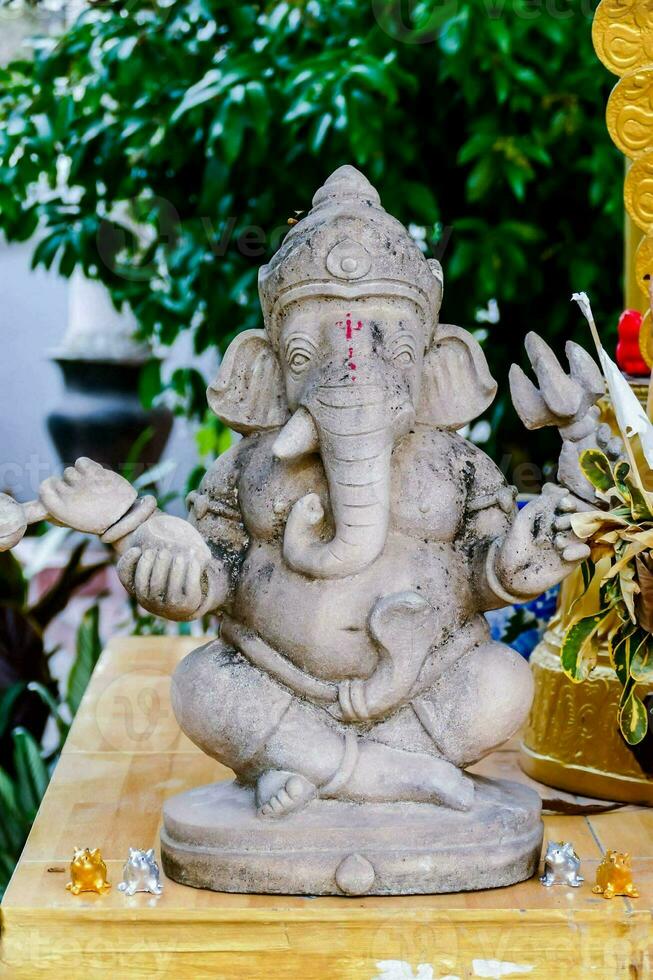 staty av ganesha foto