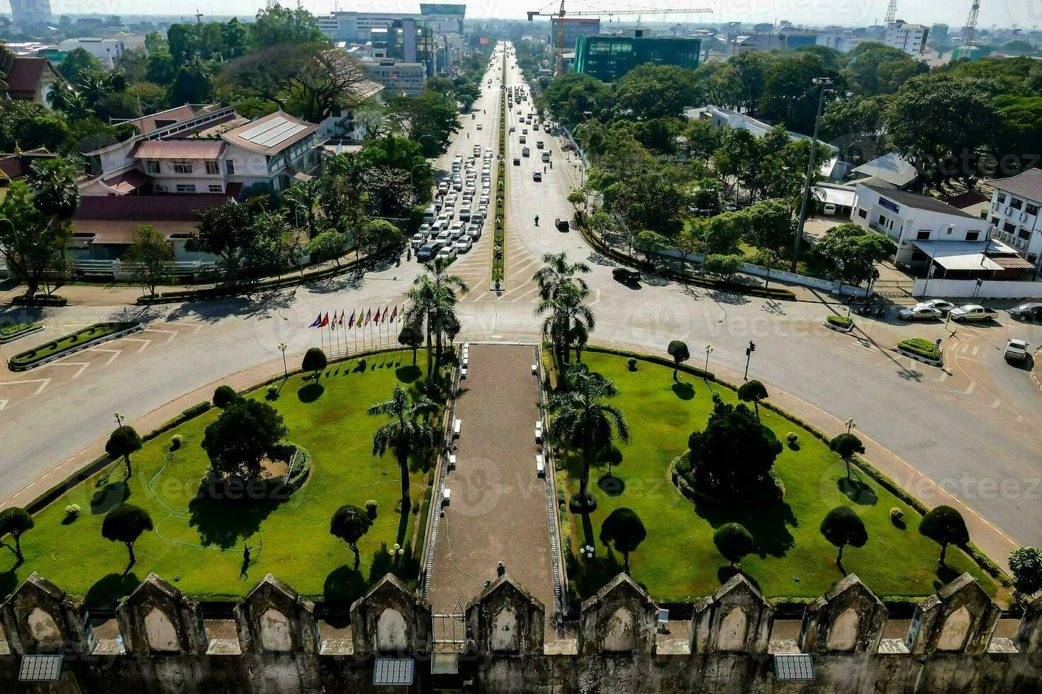 se av de stad - laos 2022 foto