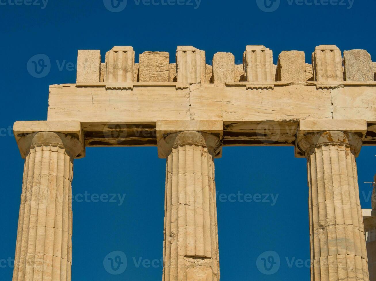 aten stad i grekland foto