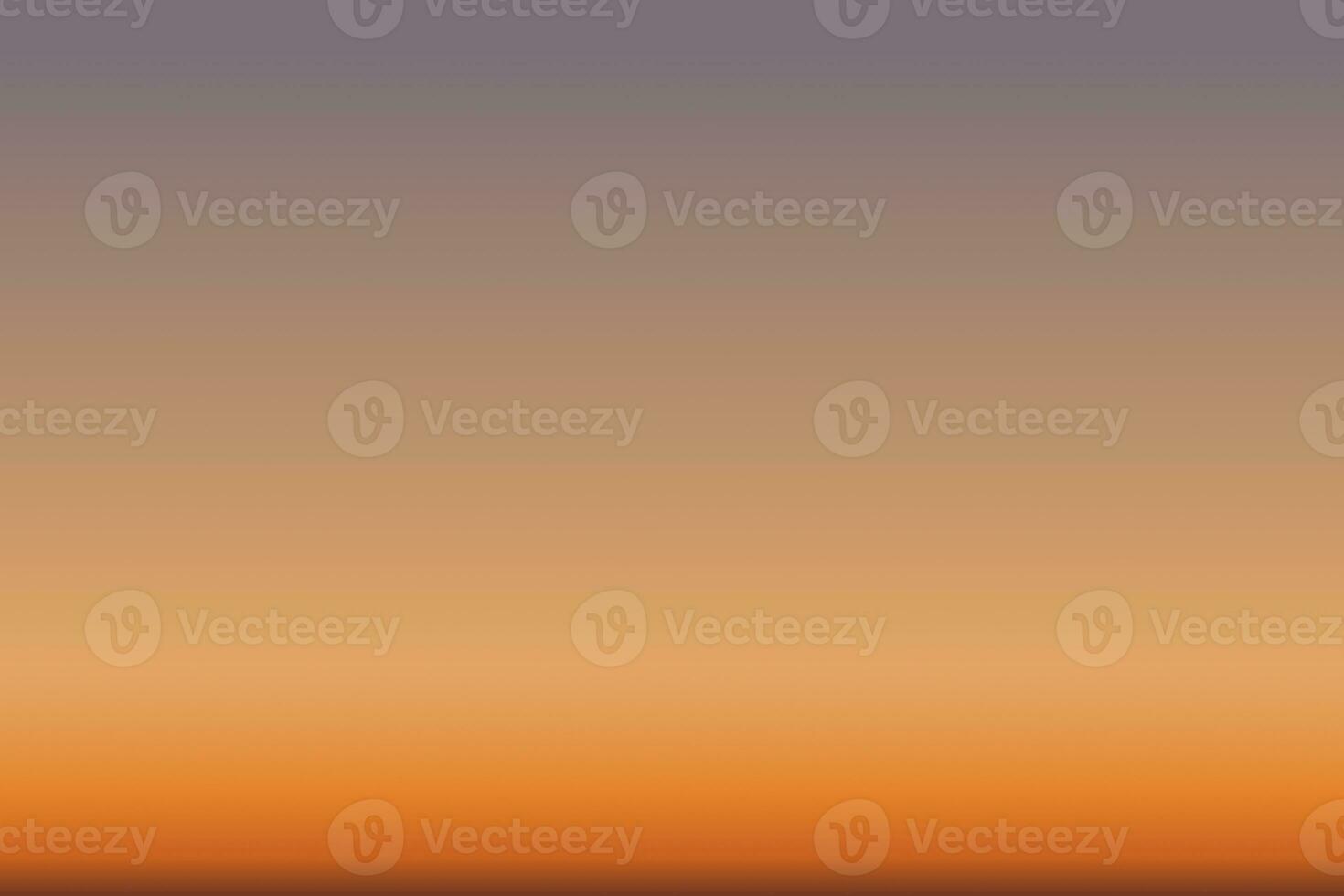 vektor lutning Färg solnedgång bakgrund. illustration av kväll solnedgång eller skymning atmosfär Nej människor, Nej moln för bakgrund. foto