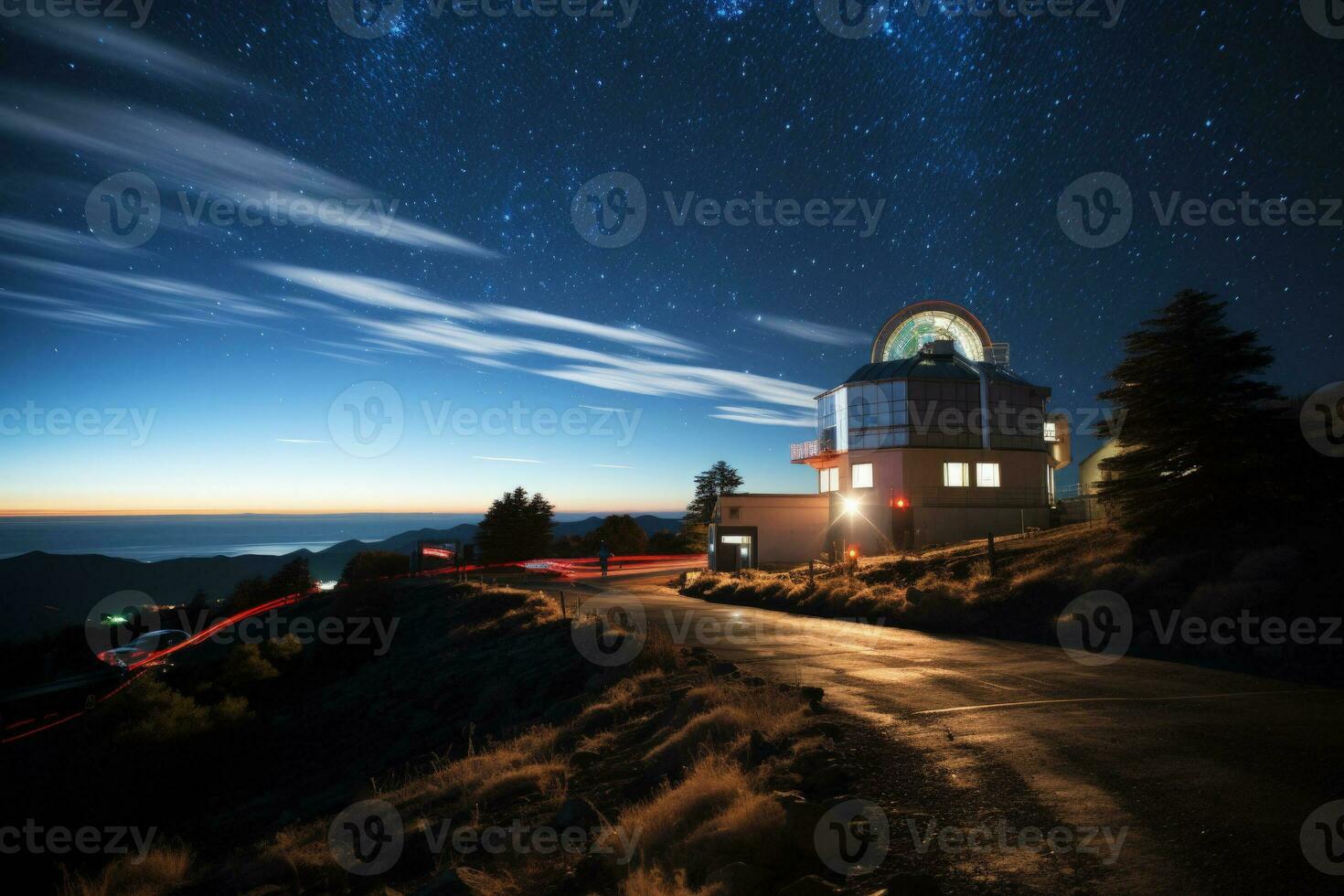 astro dokumentärer filmning Plats visar inuti blomstrande mörk himmel observatorier foto