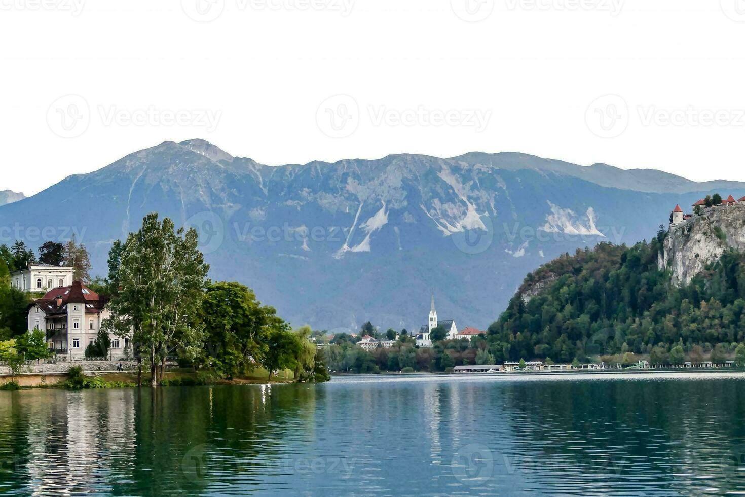 sjö blödde, slovenien Europa foto