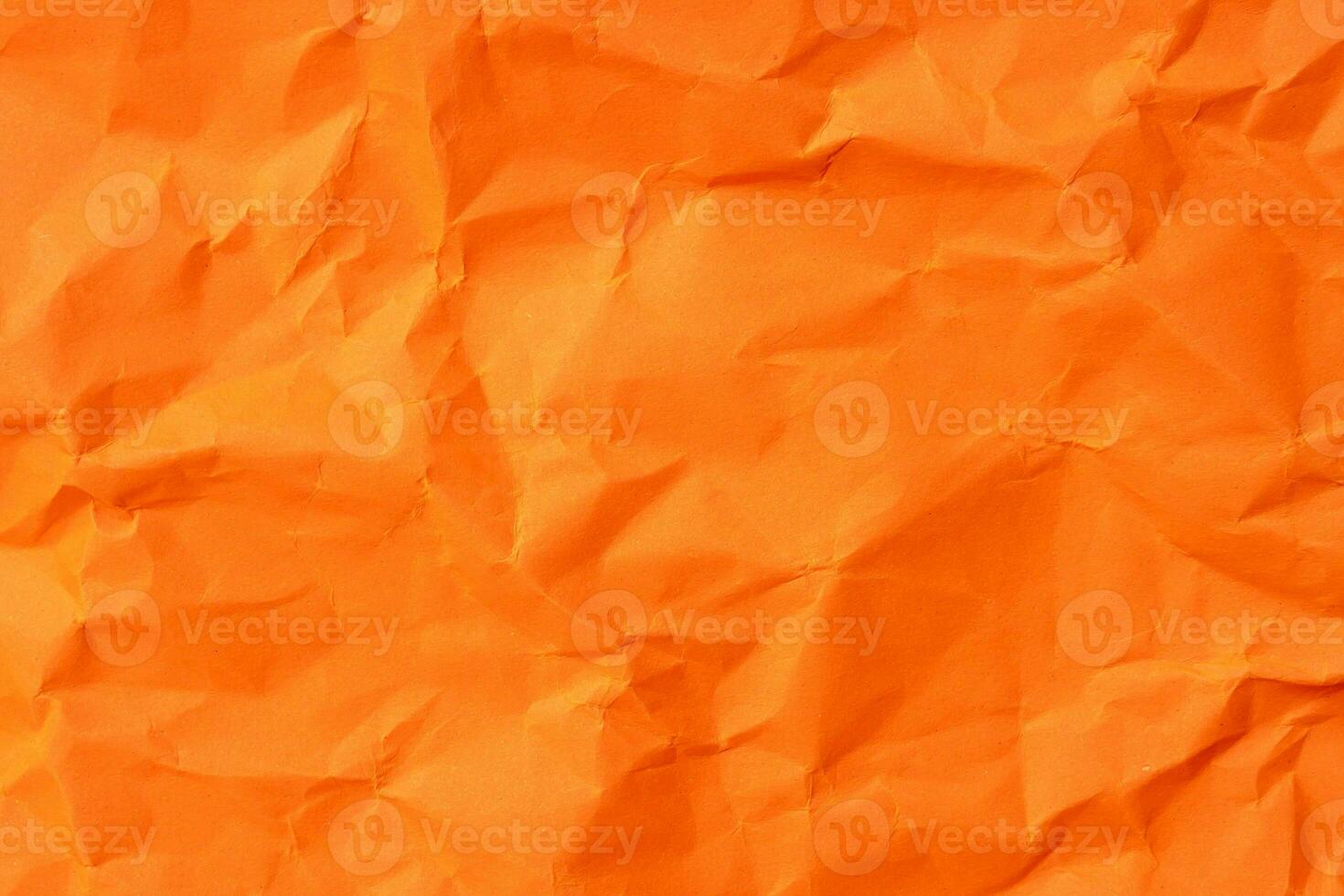 orange skrynkliga papper textur Begagnade för papper bakgrund textur i dekorativ konst arbete foto