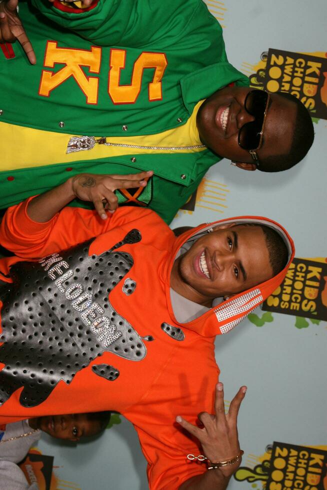 sean kingston Chris brun 2008 nickelodeoner barn val utmärkelser ucla pauley paviljong westwood ca Mars 29 2008 foto