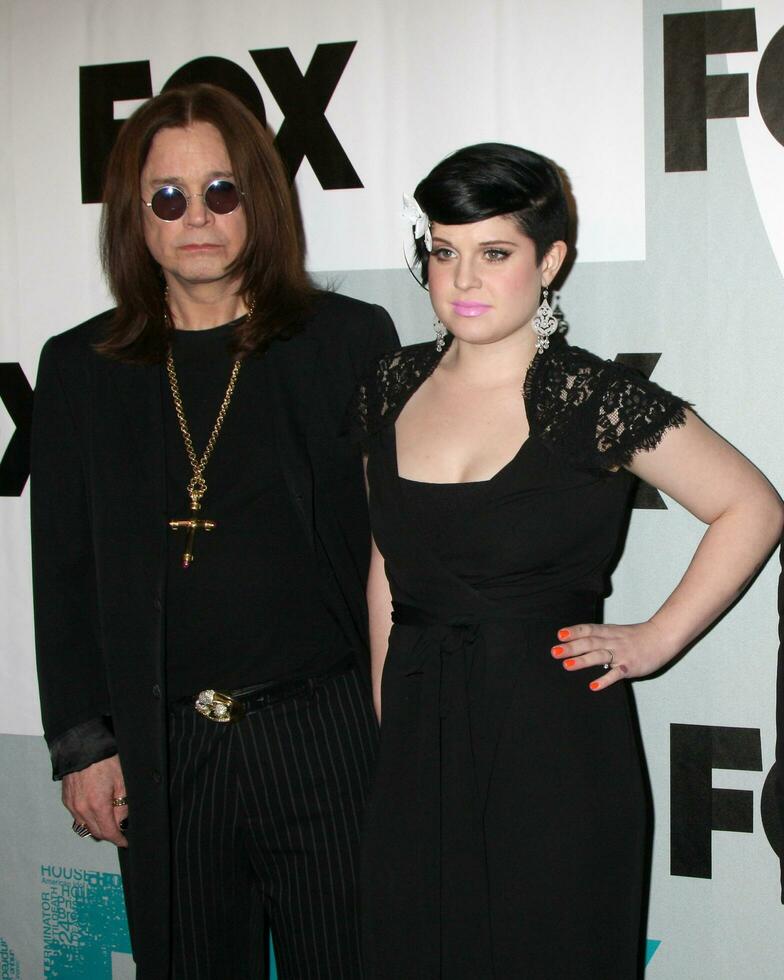 ozzy kelly osbourne anländer på de räv TV tca fest på min plats i los angeles ca på januari 13 2009 2008 foto