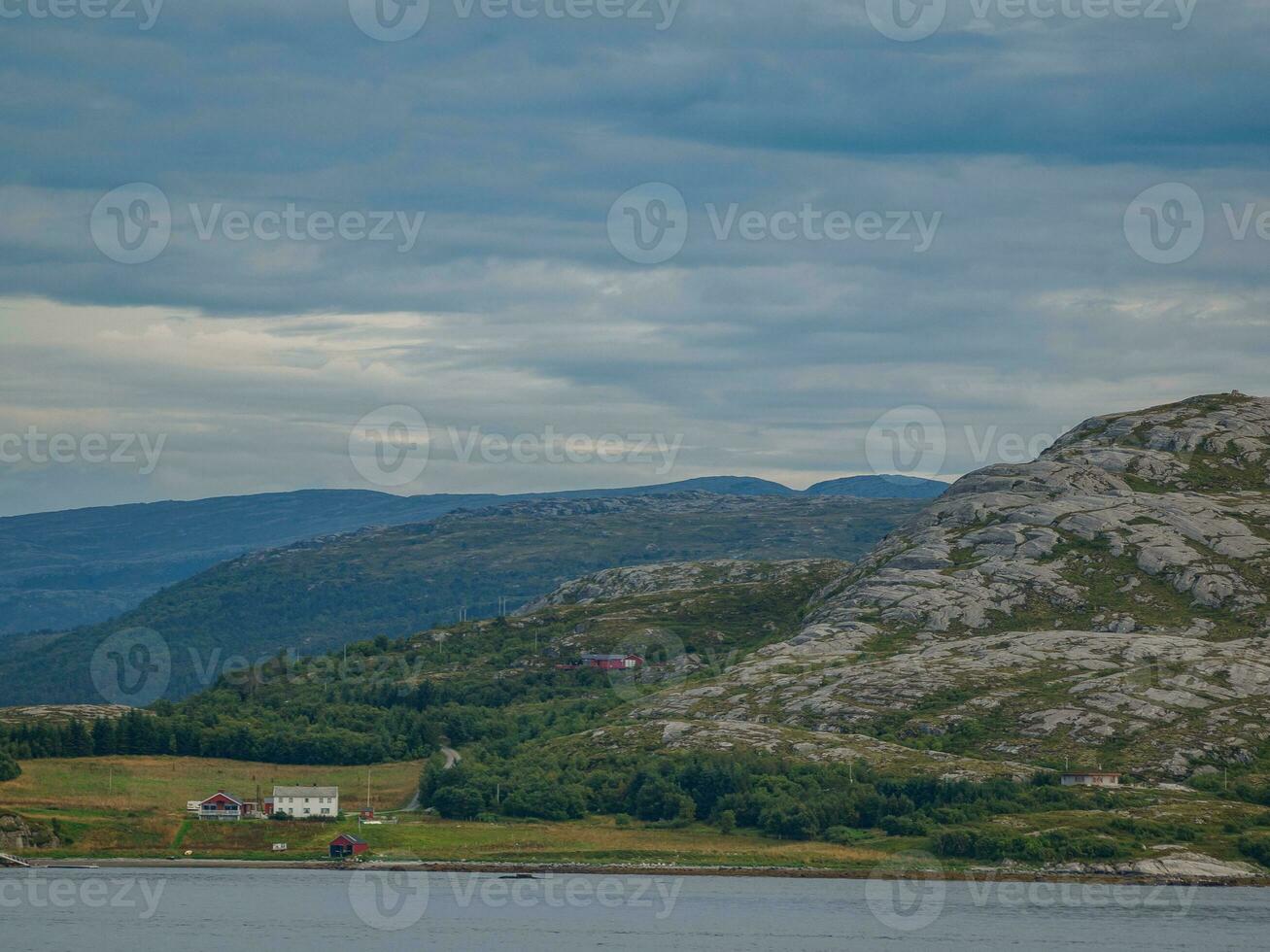 de stad av trondheim i Norge foto