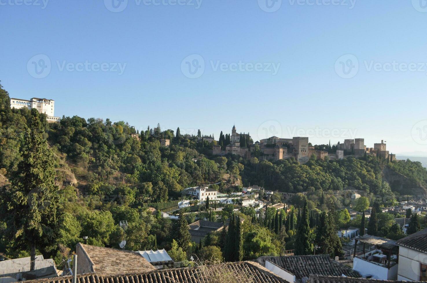 alhambra palats i granada foto