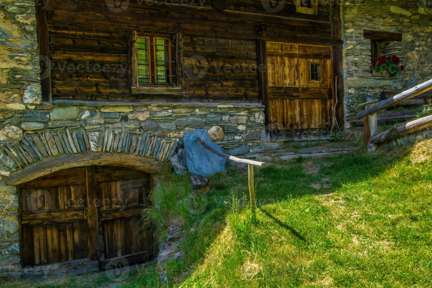 bois noir ceillac queyras i hautes alpes i Frankrike foto