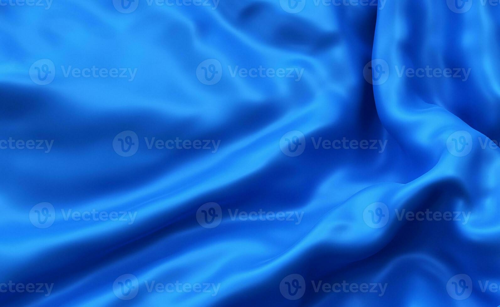 abstrakt blå silke 3d bakgrund foto