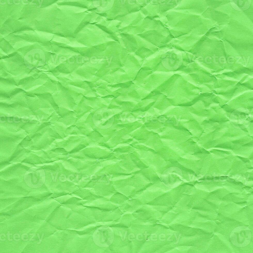 gul grön papper skrynkliga för bakgrund foto