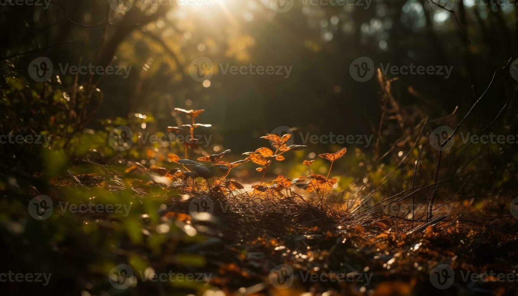 ai genererad solnedgång över vatten, natur lugn scen speglar skönhet genererad förbi ai foto