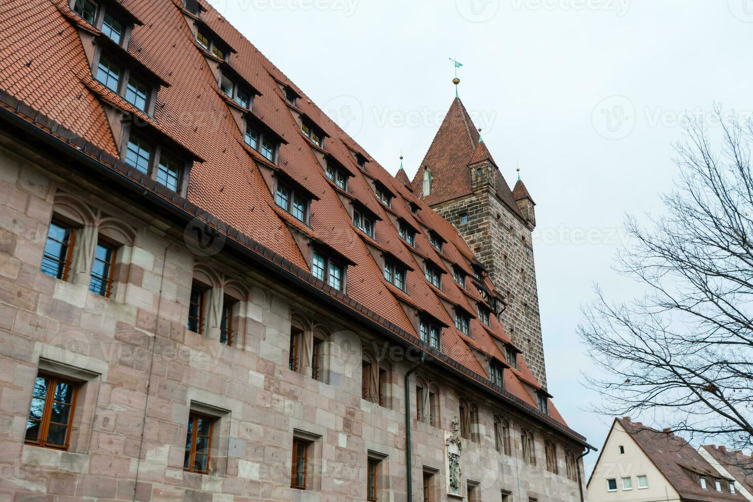 gammal stad av Nürnberg, Tyskland foto