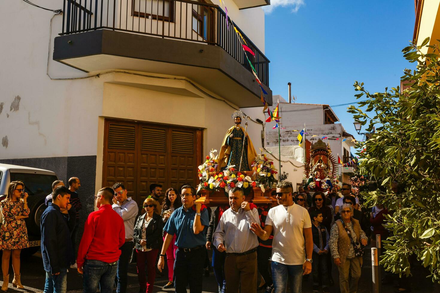 teneriffa, kanariefågel öar, garachico - 2020.01.06 buenavista del norte. romeria, foto