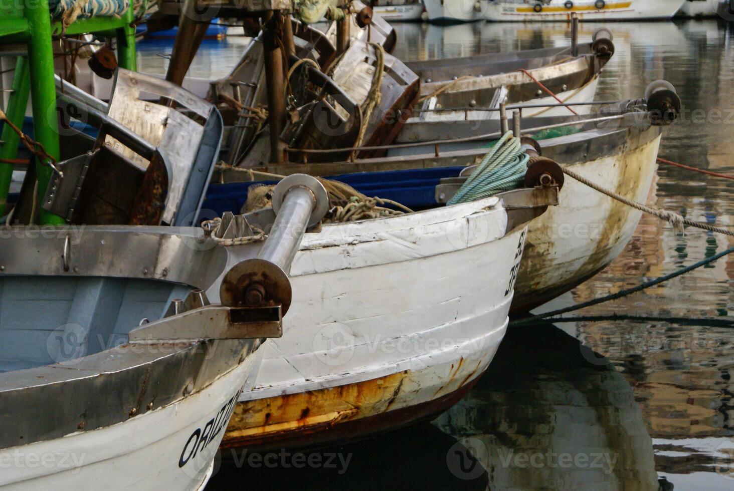 hamn av sciacca, sicilien foto