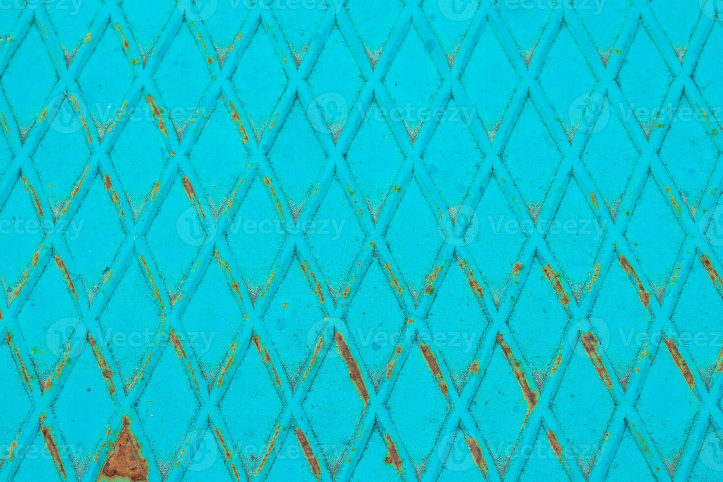 blå metall textur som bakgrund. gammal metallisk yta för mönster. foto