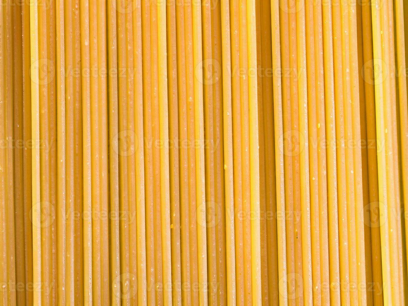 rå italiensk spaghetti pasta textur foto