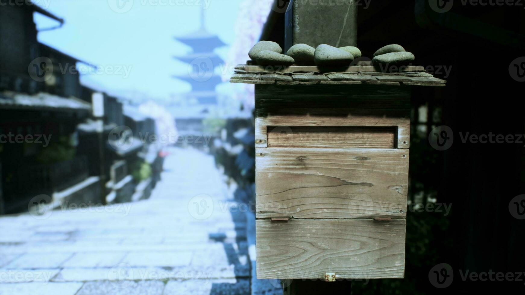 de tömma japan prov byggnader foto